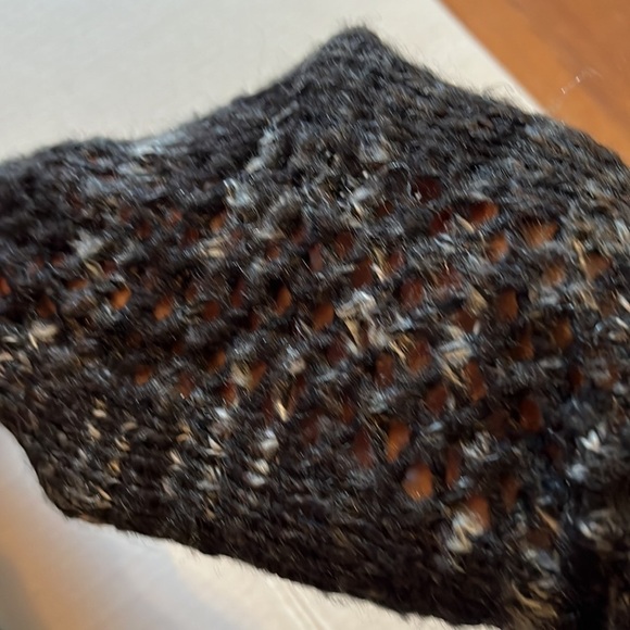 Twenty one-size S-black and white marble three button cardigan with collar - Picture 3 of 10